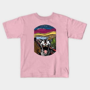 Munch's cat Kids T-Shirt